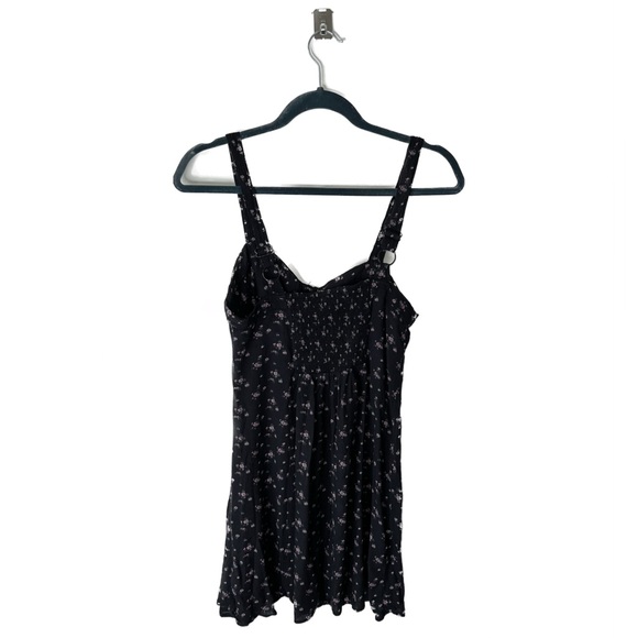 AMERICAN EAGLE NAVY BLUE FORAL DRESS A19 - Picture 5 of 6